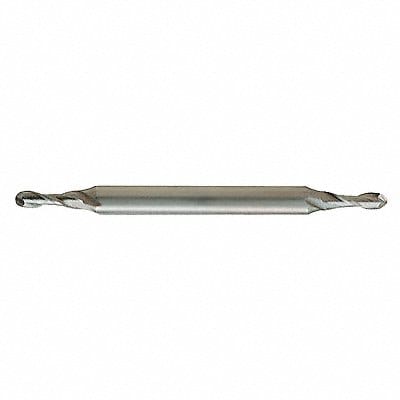 Ball End Mill Double End 9/64 HSS