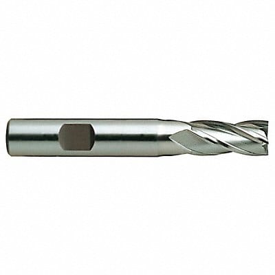 Square End Mill Single End 1/4 HSS