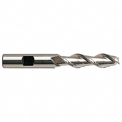 Square End Mill Single End 1/2 HSS