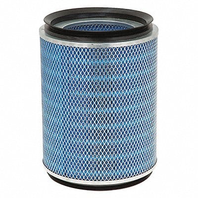 Cylinder Dust Filter 13 1/4in L Blk/Blue