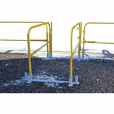 Guardrail Yellow Overall 3-1/2 ft H