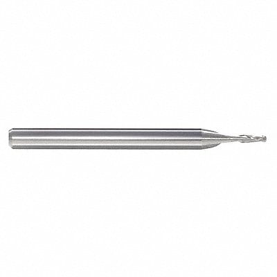 Ball End Mill Single End 3/32 Carbide