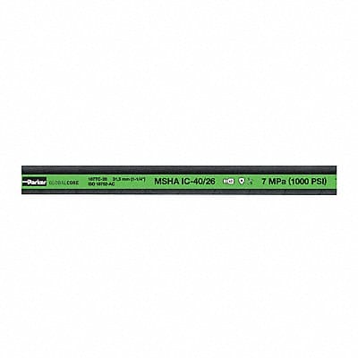 Hydraulic Hose 1/2 I.D. 50 ft L Black