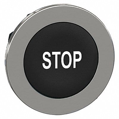 Pushbutton Head Black White 30mm Pushbutton Head Black White 30mm