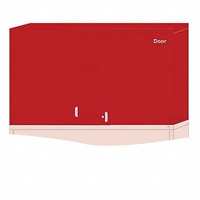 K3817 ModShelfCab 31 x60 x28 1/4 Red 2Shlv