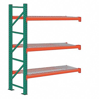 Pallet Rack Add-On Unit 2 Shelves Steel Pallet Rack Add-On Unit 2 Shelves Steel
