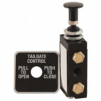 Manual Air Valve Black Steel