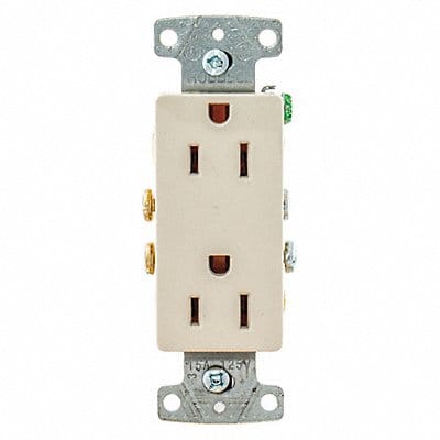 Receptacle 125VAC 15A Light Almond