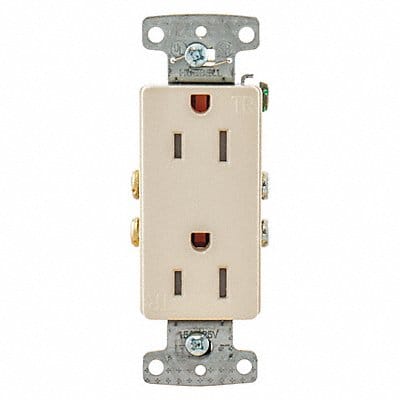 Receptacle 125VAC 15A Light Almond