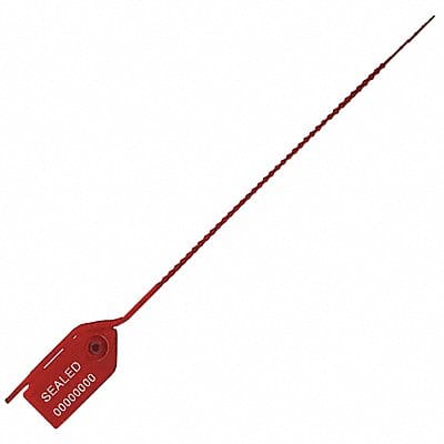 Pull-Tight Seals Red Plastic PK100
