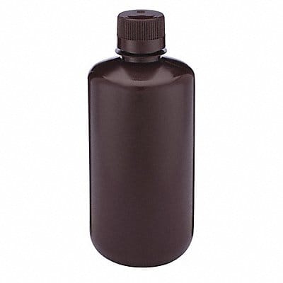 Bottle 216 mm H Amber 92 mm Dia PK6