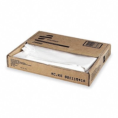 Trash Bag 60 gal Clear PK100