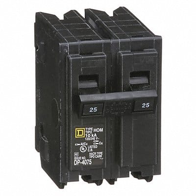 Circuit Breaker 25A Plug In 120/240V 2P