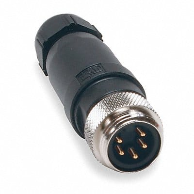 External Thread Connector 5 Male 16 AWG