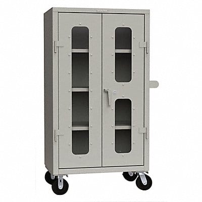 Storage Cabinet 68 x36 x24 Gray 3Shlv