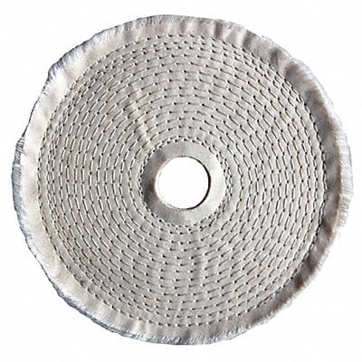 Buffing Wheel Spiral Sewn 6 In Dia