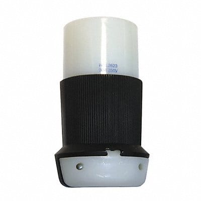 LckCon Strt 30 A Black White Nyl L6-30R