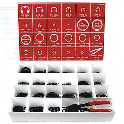 Ext/E Style Ring Kit 540 Pc 23 Szs