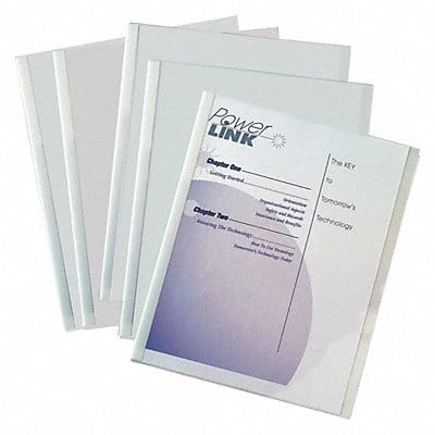 Report Covers Binding Bars Clear PK50 Report Covers Binding Bars Clear PK50