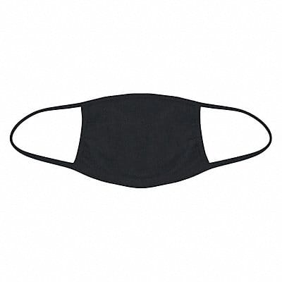 Face Mask Black Cotton Resuable PK10
