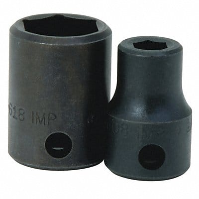 Standard Impact Socket 1/2 D 6Pt 3/8