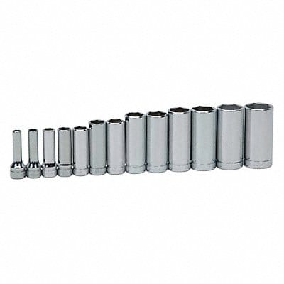 Deep Socket Set 3/8 D 6Pt 13pcs.
