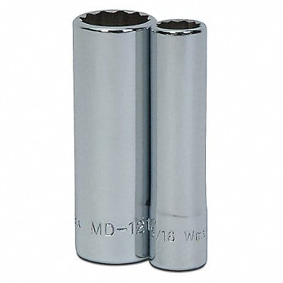 Deep Socket 1/4 D 12Pt 3/8
