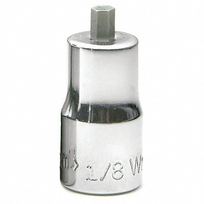 Stubby Hex Bit Socket 1/4 D 3/16