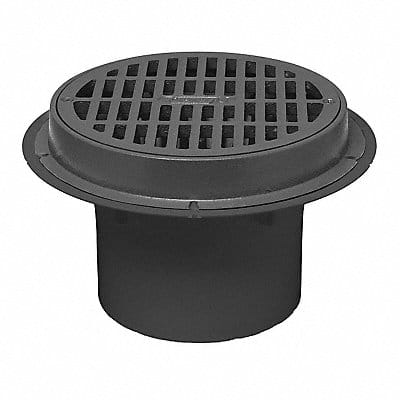 PVC Roof Drain w/Cast Dome and Guard 4