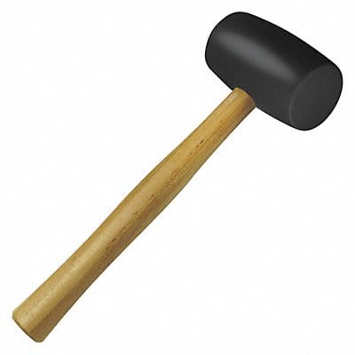 Black Rubber Mallet 28 Oz