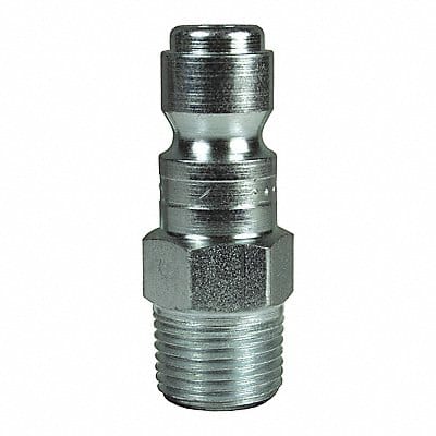 Industrial Male Plug Steel 1/4