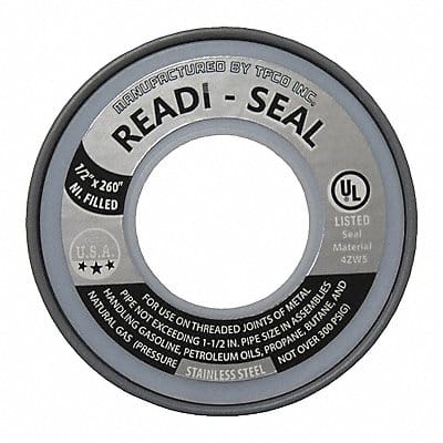 Stainless Steel PTFE Tape 1/2 260