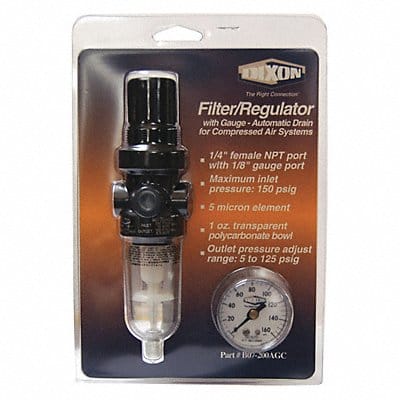 Series1-Carded Mini Filter/Reg Auto 1/4