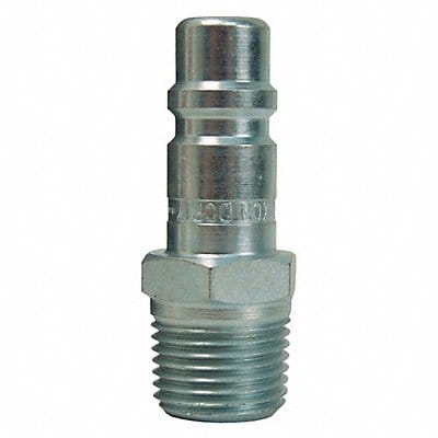 Industrial Male Plug Steel 1/4 x3/8