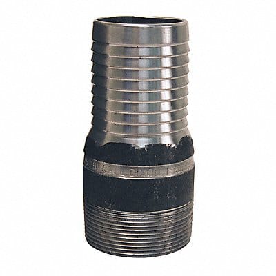 King Nipple NPT Threaded Unplated ST 2