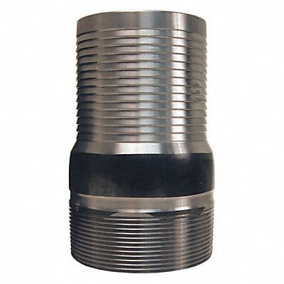 King Nipple NPT Threaded Unplated ST 4
