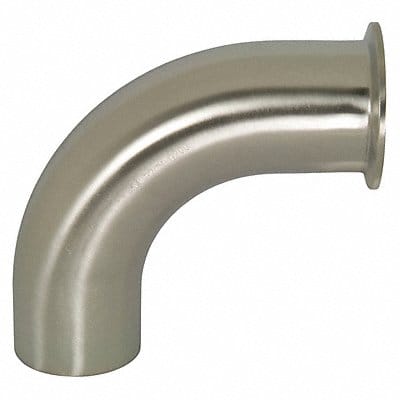 Polished 90 Clamp x Weld Elbow 316LSS 2