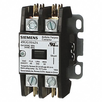 DefPurposeMagContactor 240/277VAC 1P 40A
