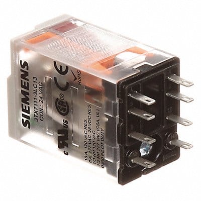 Plug-In Relay 24V AC 12 A 8 Pins