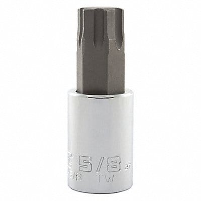 Socket Bit Steel 1/2 in TpSz 5/8 in