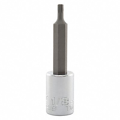 Socket Bit Steel 3/8 in TpSz 1/8 in