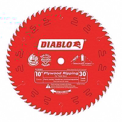 Circular Saw Blade 10 in Blade 30 Teeth