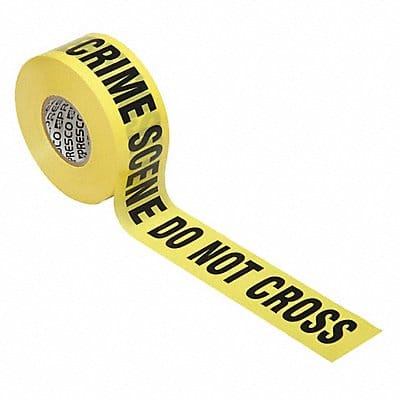 Barricade Tape Yellow 1 000 ft L 3 in