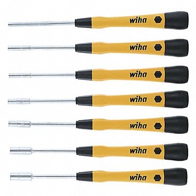 Solid Shank Precision Nut Driver Set