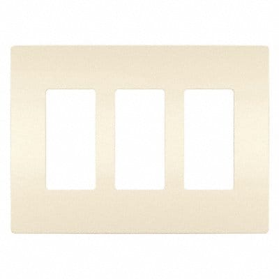 Rocker Wall Plate Smooth Plastic Ivory