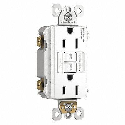 Power Inlet 15A 125VAC Receptacle GFCI