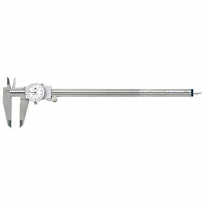 Dial Caliper 12 In 0.001 In Grad Silver