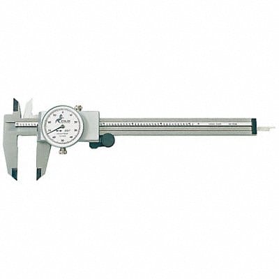 Dial Caliper 6 In 0.001 In Grad Silver