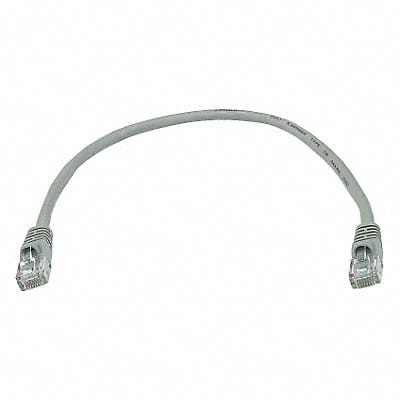 Patch Cord Cat 5e Booted Gray 1.0 ft.