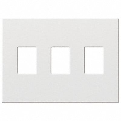 Dimmer/Swch Wll Plt Stnd Wht 3Gng Matte